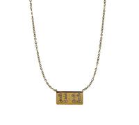ZIAFRPN Colliers pour Hommes Collier de l’amitié 11 Nombre angélique Collier Pendentif délicat Cadeau pour Femmes Réalisation de souhaits Imperméable à l’Eau