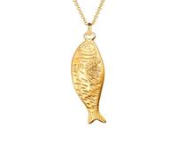 ZIAFRPN Colliers pour Hommes Collier de l’amitié Collier Amuleto Sardina Collier Pendentif pour Femmes Plaqué Or élégant Unique Ocean Style Bijoux