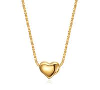 ZIAFRPN Colliers pour Hommes Collier de l’amitié Délicat Simple Petit Amour Coeur Pendentif Collier Femelle Or Couleur Argent pour Femmes Mode Bijoux Cadeau 2025