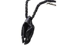 ZIAFRPN Cool Punk Vintage Assassin Cloak Homme en Noir Pendentif Colliers pour Hommes Garçons Acier Inoxydable Personnalité Hip Hop Bijoux Cadeaux
