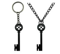 ZIAFRPN Coraline & The Secret Door Classic Anime Movie Key Pendentif Collier Porte-clés pour Femmes Hommes Enfants Fans Porte-clés Collection