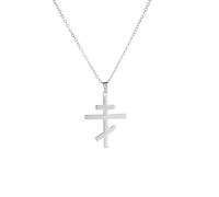 ZIAFRPN Croix de l’Est Vintage Collier église Symbole Croix Pendentif Bijoux Amulette Cadeaux