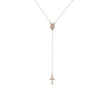 ZIAFRPN Croix Vintage Punk Pompon Pendentif Collier Pour Femmes La Saint-Valentin Élégant Simple Léger Luxe