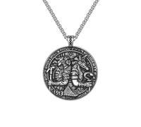 ZIAFRPN Dieu de la Mort Anubis Pendentif Collier Pyramides Égyptiennes Amulette Collier pour Hommes Femmes Bijoux Vintage