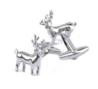 ZIAFRPN Elk Boutons de Manchette Renne Animal Style Chemise Manches Clous