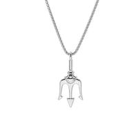 ZIAFRPN Grec Ancien Poséidon Trident Collier Neptune Harpon Pendentif Collier Adapté pour Les Hommes Rétro Tendance Bijoux félicitations Cadeaux