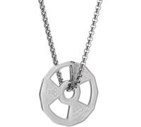 ZIAFRPN Haltères haltères haltères Collier Appareil de Fitness Pendentif adapté aux Accessoires de Sport pour Hommes et Femmes