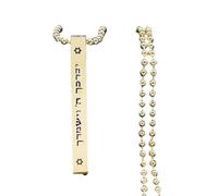 ZIAFRPN Hexagramme juif en Acier Inoxydable chaîne Collier étoile de David Israël Colliers mezouza amulette Bijoux NXHA194S02