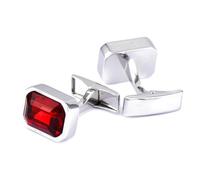 ZIAFRPN Hokech Multi Cut Ruby Crystal Boutons De Manchette Et Clous De Manches pour Chemise Française pour Homme