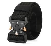 ZIAFRPN Hommes Ceinture Chasse en Plein air Ceinture Tactique Boucle Multifonction Ceinture en Nylon Corps des Marines Ceinture en Toile