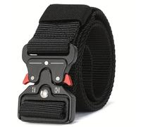 ZIAFRPN Hommes Ceinture Chasse en Plein air Ceinture Tactique Boucle Multifonction Ceinture en Nylon Corps des Marines Ceinture en Toile