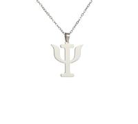 ZIAFRPN Hommes Colliers amitié Collier Psi Symbole Collier Ras de Cou Mode Femmes Grec Lettre Psychologie Psychiatrie Signe Médical Bijoux Cadeau