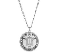 ZIAFRPN Honneur et richesses Talisman Pentacle Pendentif Collier pour Hommes Femmes Salomon amulette Bijoux