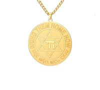 ZIAFRPN Judaica étoile de David et Chai Symbole Colliers hébreu Les ramener à la Maison Maintenant Ras de Cou juif amulette Bijoux