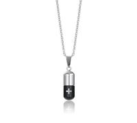 ZIAFRPN La série de guérison Peut être Ouverte Capsule Pilule Collier ins Hipster Rue Pendentif Hip hop Accessoires Bijoux