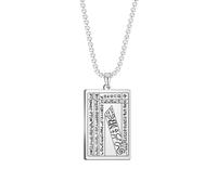 ZIAFRPN Le Plus Vrai et Le Plus Haut Sceau de la Fortune Amulette Collier Le mystère du deuxième Sceau Livres de Moïse Vintage Pendentif