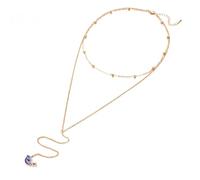 ZIAFRPN Mesdames collier unisexe chien tag chaîne Boho oiseau collier Double Layered Collier Or Lien Chaîne Ras de Cou Animal Collier Femmes Accessoires Colliers Femme mode cadeaux