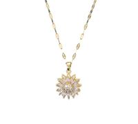 ZIAFRPN mode Beau à la mode tournesol Collier Bague Bracelet Breloque Femmes Accessoires Parfait Cadeau d’anniversaire pour les filles Femmes prezzie