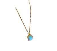 ZIAFRPN mode belle opale élégante décorée abeille pendentif collier luxe femme collier parfait cadeau d’anniversaire pour les filles femmes prezzie