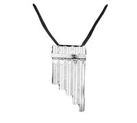 ZIAFRPN Mode Charme Peter Pan Flûte Magique Collier Musical Cuir Chaîne Pendentif Bijoux pour Hommes Femmes Cadeaux