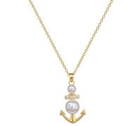 ZIAFRPN Mode Classique Micro-incrusté Romantique Magnifique Perle flèche Collier Exquis Filles dîner en Acier Inoxydable Cadeau