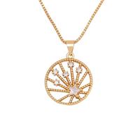 ZIAFRPN Mode Coréenne Étoile Forme Zircon Pendentif Collier pour Femmes Charme Géométrique Chaîne D’Anniversaire Bijoux Cadeau Accessoires