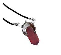ZIAFRPN Mode Devil May Cry Anime Démon Chasseur Âme Pierre Collier Rouge Cristal Dante Pendentif Homme Femme Cosplay Bijoux Cadeau