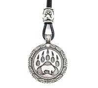 ZIAFRPN Mode Ours Patte Pendentif Dieu Slave Veles Amulette Viking Perles Accessoires Mâle Vintage Collier Style Rétro Talisman Bijoux Dropship prezzie
