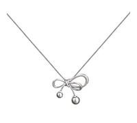 ZIAFRPN Mode Simple Or Couleur Argent Noeud Nœud Court Tour de Cou Femelle Charme Clavicule Chaînes Collier Ras de Cou Collier Bijoux De Fête