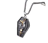ZIAFRPN Ne jamais s’estomper Dieu égyptien Talisman Pendentif Hommes Femmes Collier Égypte Dieu de la Magie Sagesse Thot Ibis-tête Amulette Bijoux Cadeaux