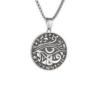 ZIAFRPN Oeil d’Horus Protection Symbole Pendentif Collier pour Hommes et Femmes Égypte Ancienne Amulette Religieuse Bijoux Cadeau félicitations Cadeaux