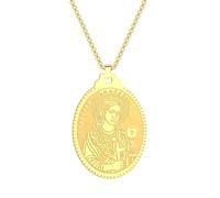 ZIAFRPN Pendentif Homme Homme Collier Médaille Bijoux