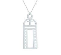 ZIAFRPN Porte étroite Collier Collier Croix Pendentif Église Religion Pendentif pour Hommes et Femmes