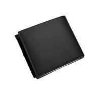 ZIAFRPN Portefeuille en Cuir de Style Court Horizontal de Couleur Unie pour Hommes avec Plusieurs emplacements pour Cartes et Une fenêtre d’Identification Claire pour Les étudiants