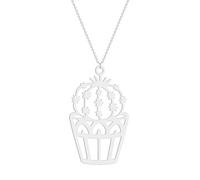 ZIAFRPN Pot Cactus Charme Clavicule Chaîne Bijoux À La Mode