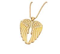 ZIAFRPN Premium Angel’s Wings/Parrot/Feather Collier 3 Design Zircon Exquis Bijoux Pendentif Dîner Cadeau pour Les Femmes