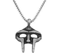 ZIAFRPN Punk Vintage MF Doom Mask Pendentif Colliers pour Hommes Femmes égyptien Pharaon Collier Mode amulette Bijoux Cadeaux félicitations Cadeaux