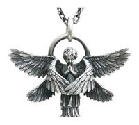 ZIAFRPN Rétro Anime Séraphim Pendentif Collier Hommes Femmes Mode Lucky Amulette Bijoux Cadeau