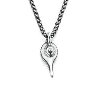 ZIAFRPN Rétro Tendance Aladdin Lampe Magique Collier Personnalité Homme Tendance Souhaitant Lampe Niche Fête Hip Hop Pendentif Bijoux