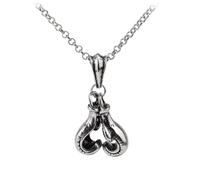 ZIAFRPN Sport Fitness Bijoux Double Boxe Gant Pendentif Collier Chic Hommes Hiphop Chaîne Collier Cool Mâle Bijoux