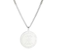ZIAFRPN Troisième Pentacle de la Vénus Clé de Salomon Pendentif Collier Vintage Protection Amour Talisman Bijoux