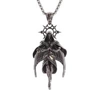 ZIAFRPN Vintage Gothique Style Twilight Psychic Pendentif Collier pour Hommes Femmes Déclaration Alternatif Rock Hip Hop Punk Bijoux félicitations cadeaux
