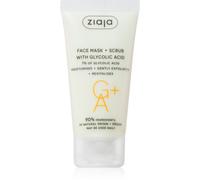 Ziaja Face Mask + Scrub with Glycolic Acid masque exfoliant 55 ml