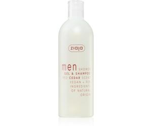 Ziaja Men shampoing et gel de douche 2 en 1 Red Cedar 400 ml