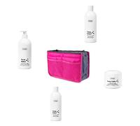 ZIAJA + Set de sac de rangement crème peeling tonic savon organisateur cosmétique bijoux auto (corps lait de chèvre)