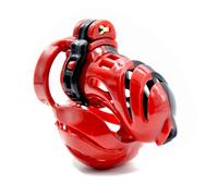 ZIAMOO Nouveau modèle indépendant de Cage de Fitness d'intérieur pour Hommes avec électrochocs, Rouge et Noir, en Design 3D (50mm)