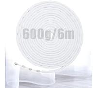 Ziamzra 600g Plomb Rideau env 6m Poids pour Rideaux 100g/m Fil de Plomb pour Rideaux Divers Grammages Plomb pour Rideaux pour Rideau Douche Nappe Tapis de Bain Moustiquaire Rideau Accessoires