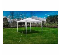 Ziaphsol Abri de Jardin à Toit Pyramidal 3x3 m en Acier Peint avec bâche pour terrasse extérieur, pergola ou Gazebo, Protection Contre Pluie et Soleil, Structure autoportante