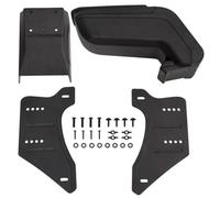 Ziaphsol Accoudoir de voiture universel noir en ABS 14 x 30 x 32 à 48,5 cm avec espace de rangement, accoudoir central réglable pour siège auto, siège conducteur, siège passager et intérieur