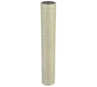 Ziaphsol Arbre à chat beige en sisal naturel, hauteur 50 cm, colonne de 8 cm avec trou intérieur de 8 mm, montage mural pour chats, chatons et tigres d'intérieur dans l'appartement ou le balcon